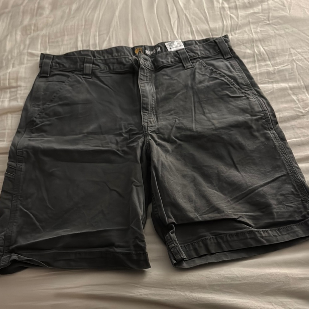 Carhartt Black Cargo Shorts Durable Cotton Blend